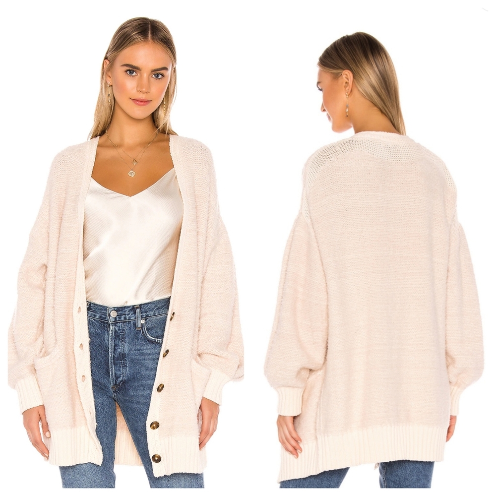 FREE PEOPLE SNOW DROP CARDIGAN